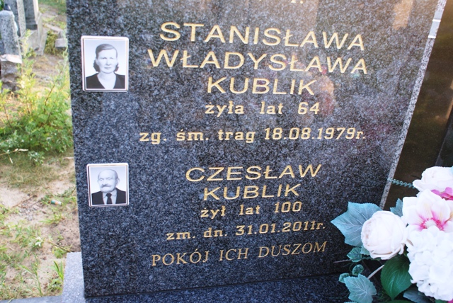 Grób Stanisława Władysława Kublik