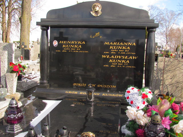 Grób Henryka Kunka